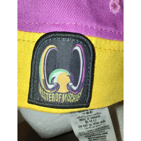 Disney Marvel Loki Baseball Cap Hat for Adults Embroidered Eyelets OS NWT - Picture 4 of 12